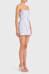 Fae Dress in Toile Brocade