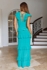 Friendship Gardens nature-inspired print maxi dress
