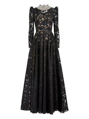 Luxury Black Satin Mermaid Evening Gown with Beading