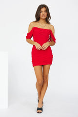 See-through mesh yellow dress in a sexy, edgy style.