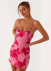 Exclusive - Alivia Mini Dress - Pink